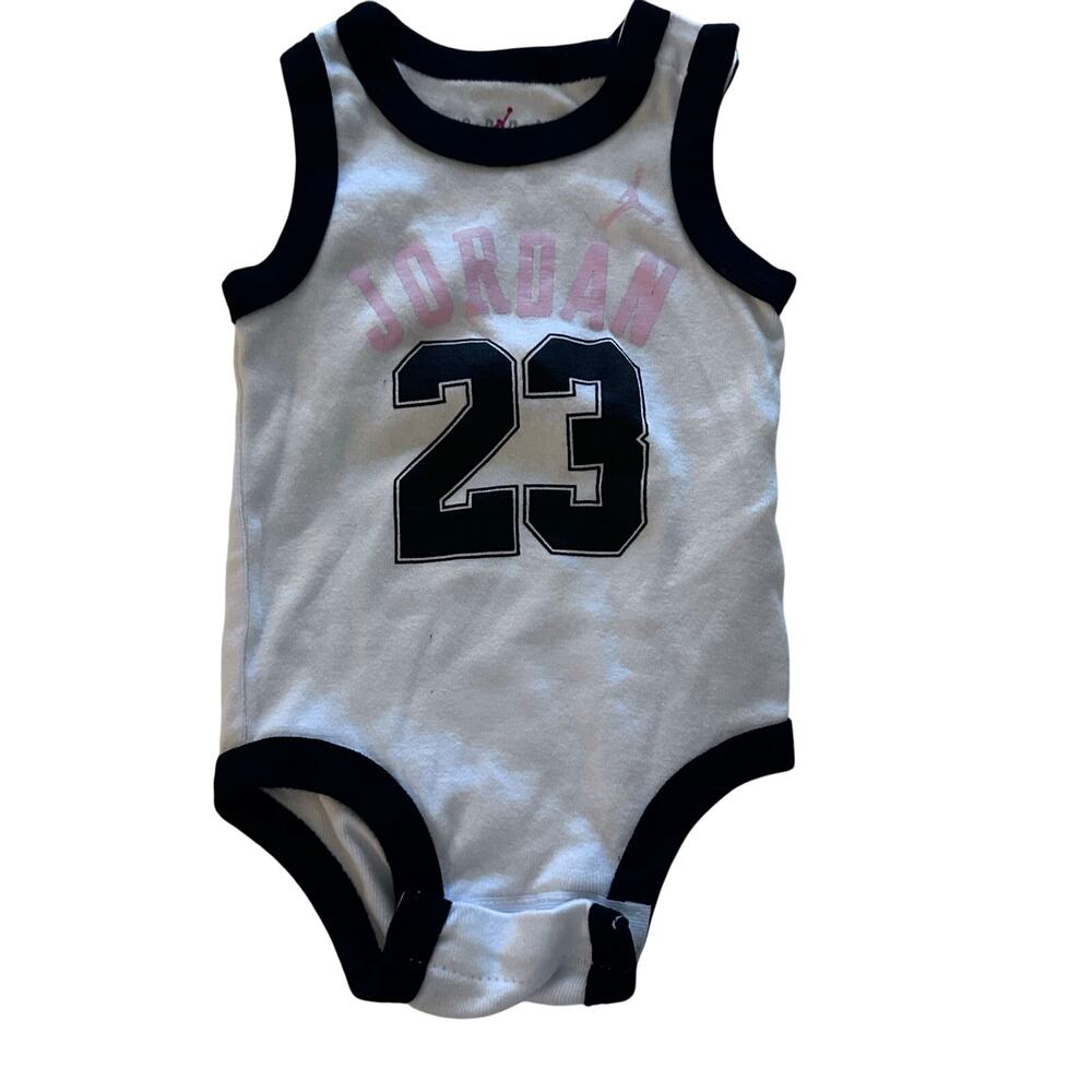 Jordan Pink Tank Bodysuit - 6 Months - Excellent Condition